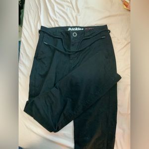 black dickies straight leg skate pant